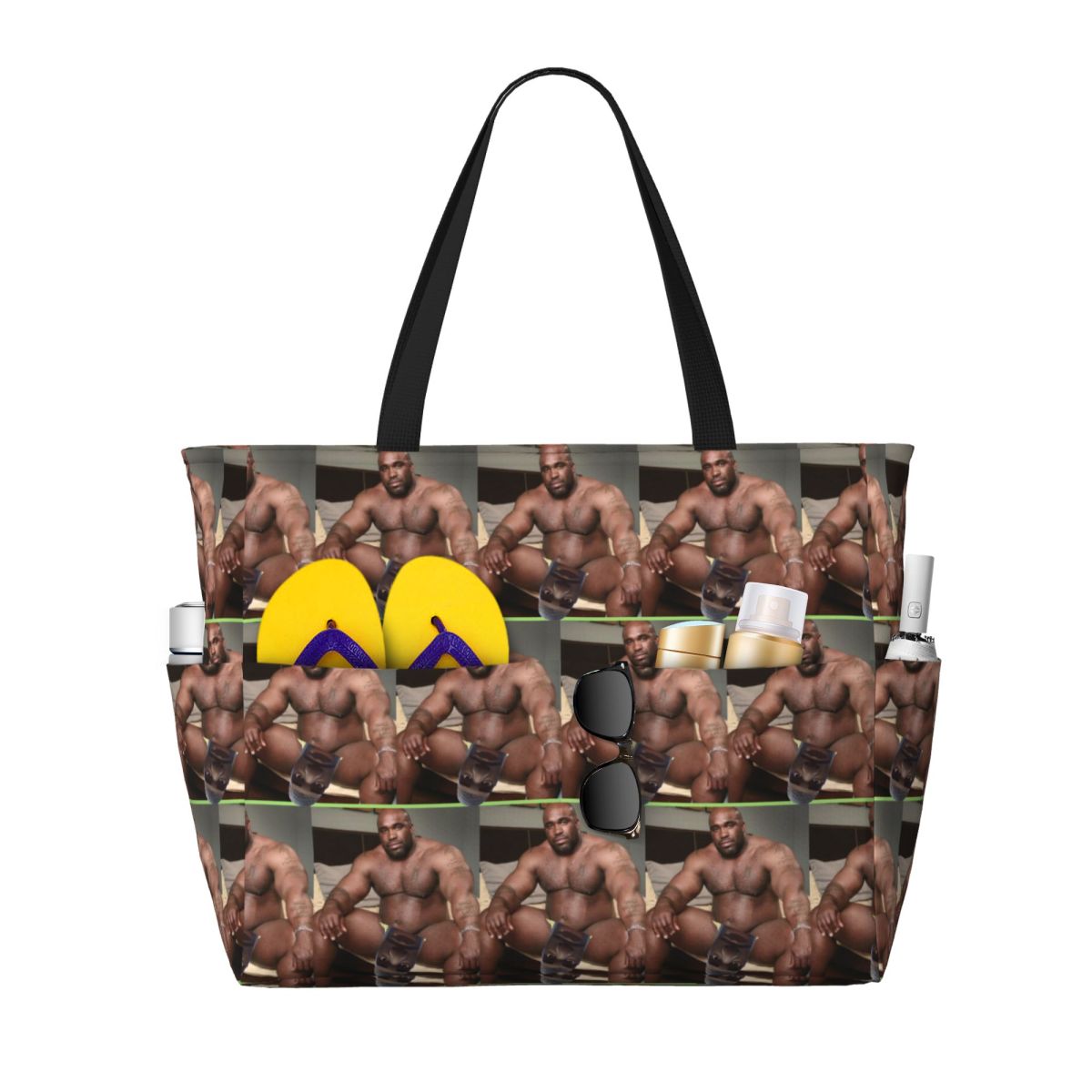 Yoga Fitness Tote - Big Dick Black Guy Meme Barry