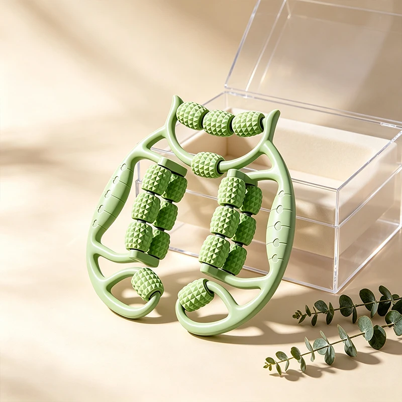 Yoga Fitness Ring - 18 Wheels Leg Massager Roller Ring