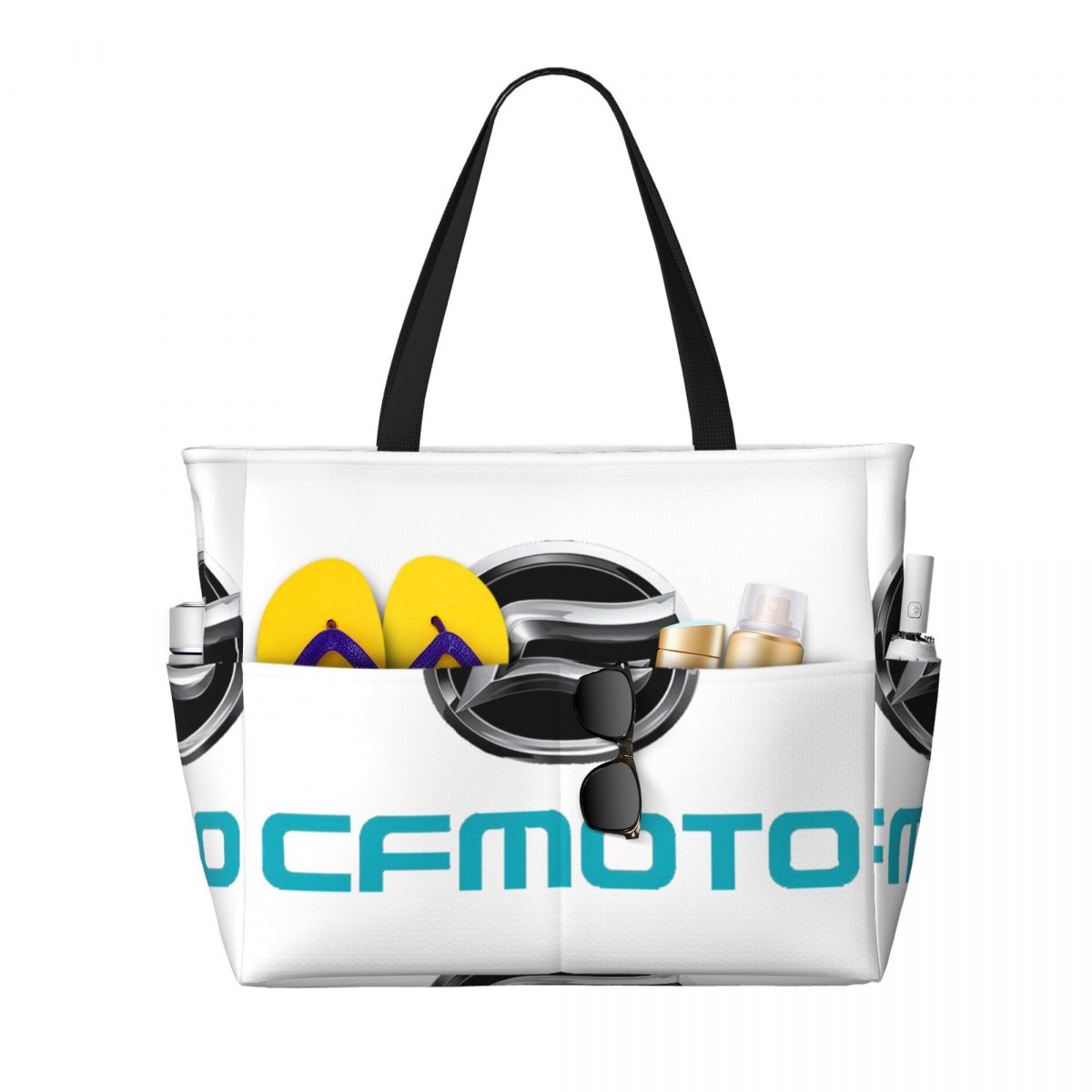 CFMoto Logo Motorcycle Beach T - Yoga Fitness Tote review and price