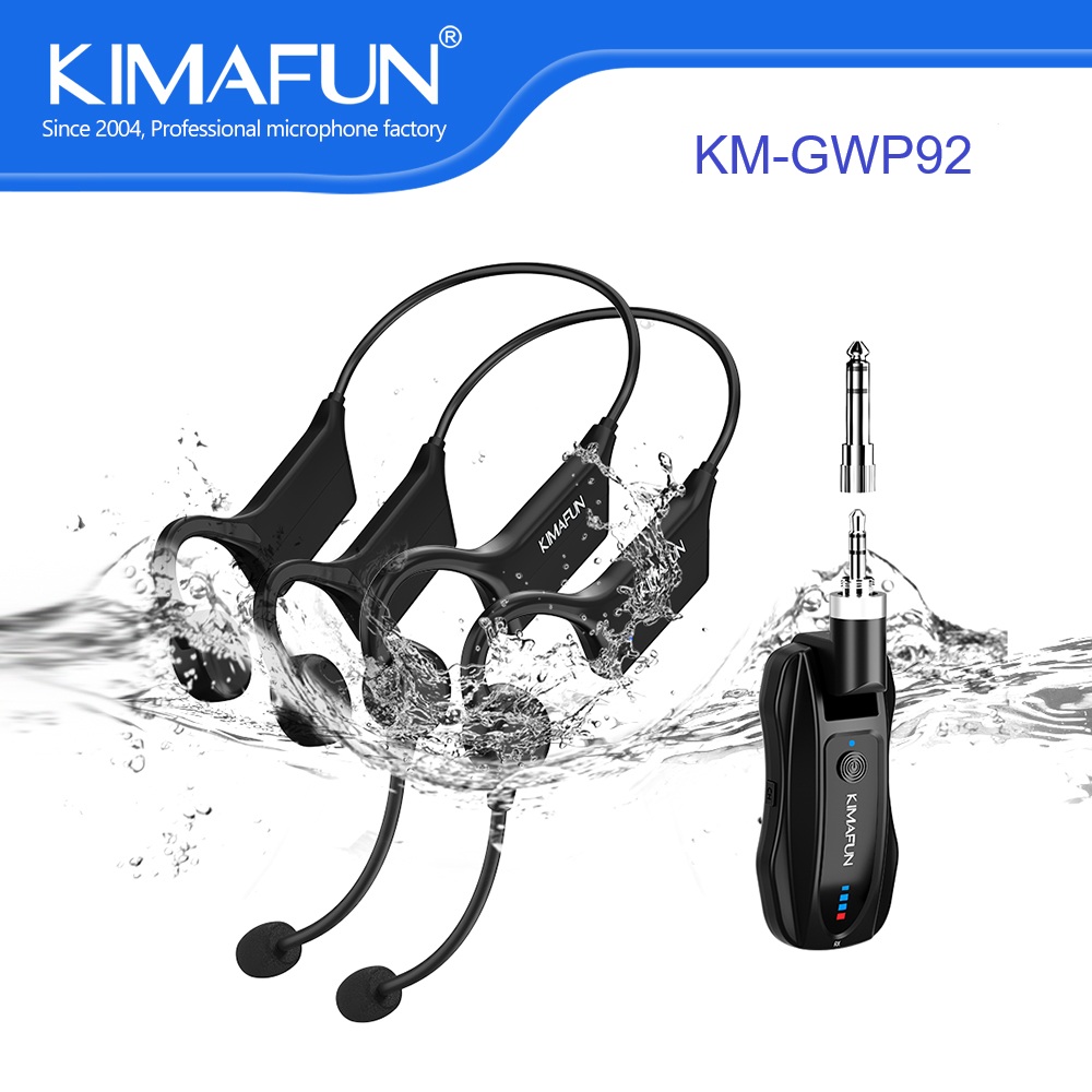 KIMAFUN Dual Wireless Headset  - Yoga Fitness Instructor review and price