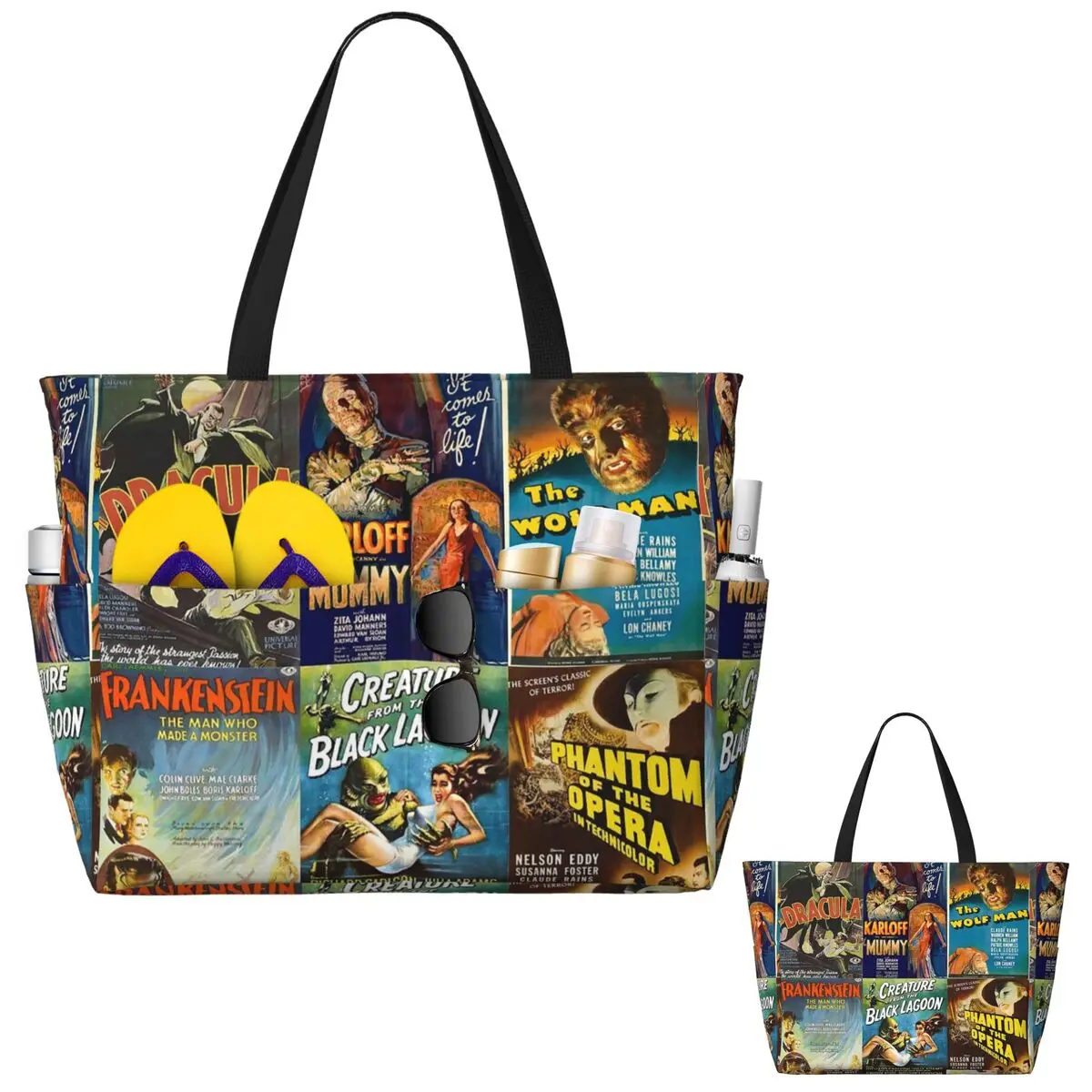 Universal Monsters Beach Tote  - Yoga Fitness Tote review and price