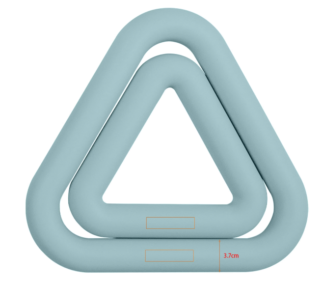 Triangle Iron Ring Yoga Weight - Yoga Fitness Ring review and price