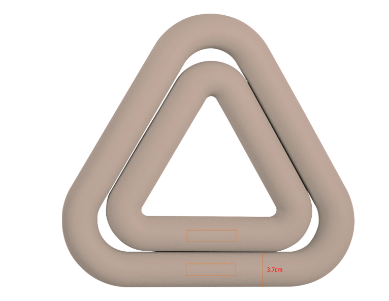 Triangle Iron Ring Yoga Weight - Yoga Fitness Ring review and price