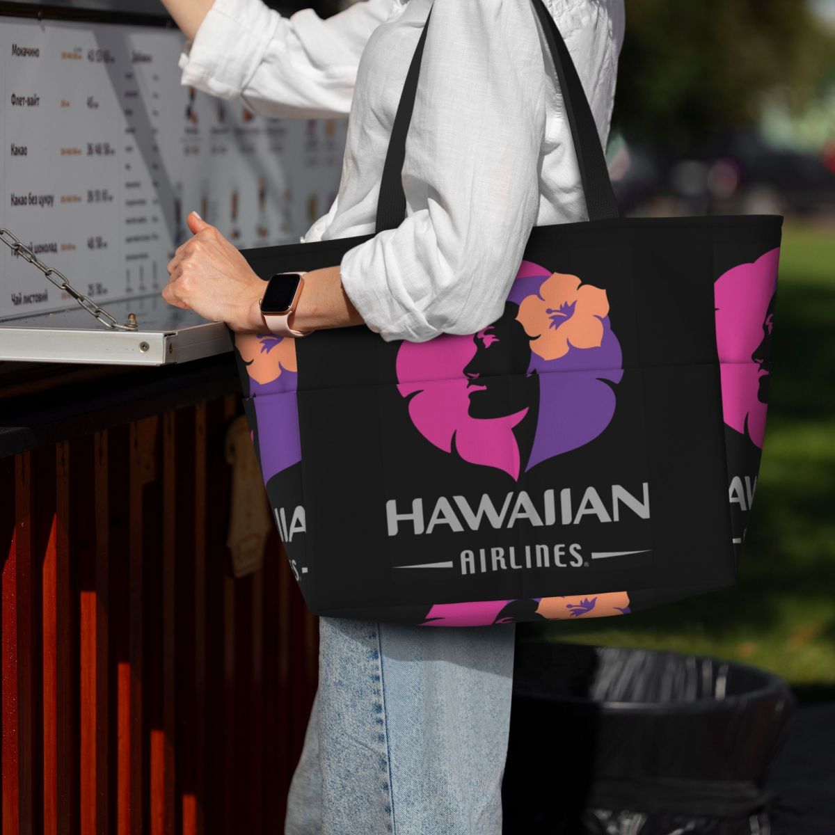 Hawaiian Airlines Herc Travel  - Yoga Fitness Tote review and price