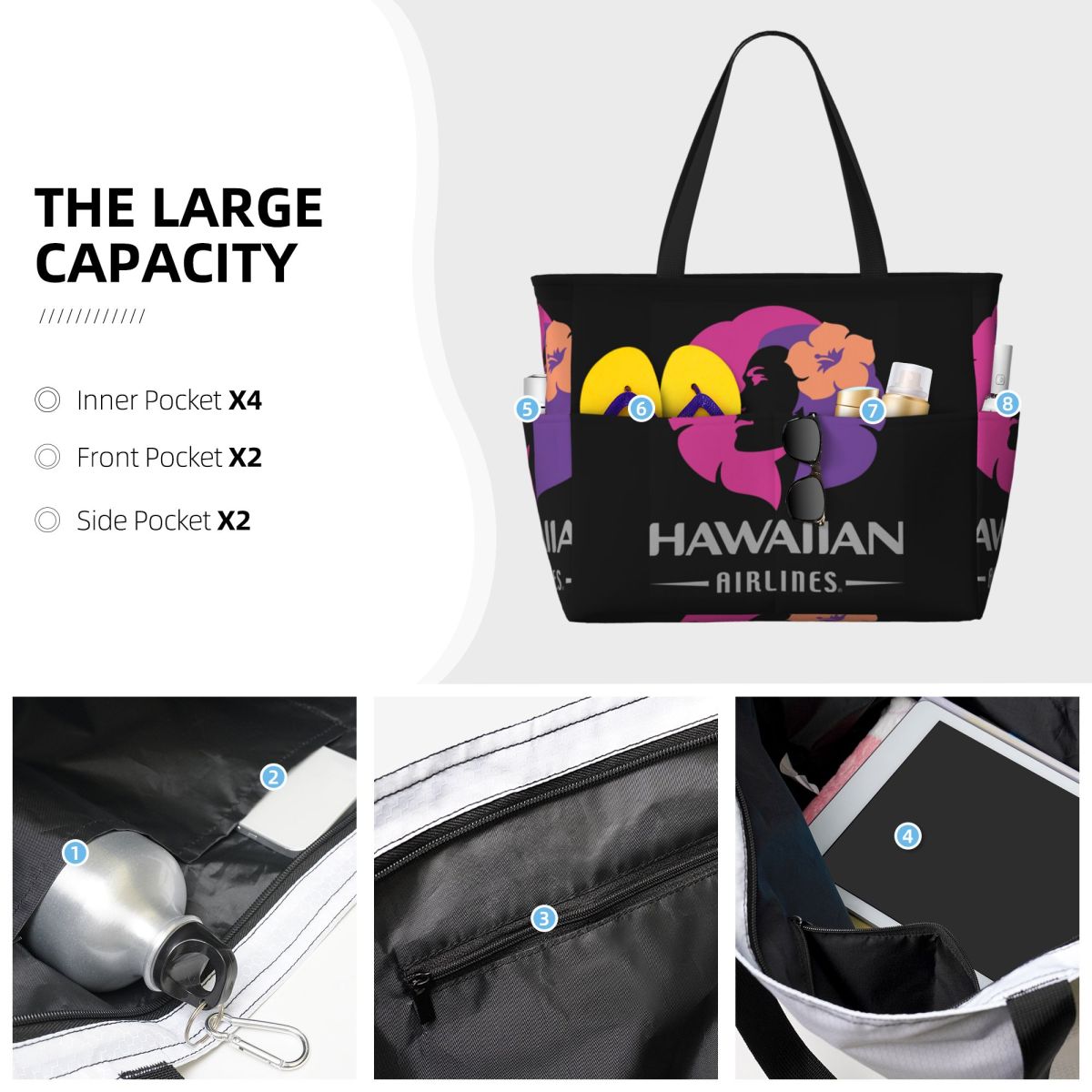Hawaiian Airlines Herc Travel  - Yoga Fitness Tote review and price