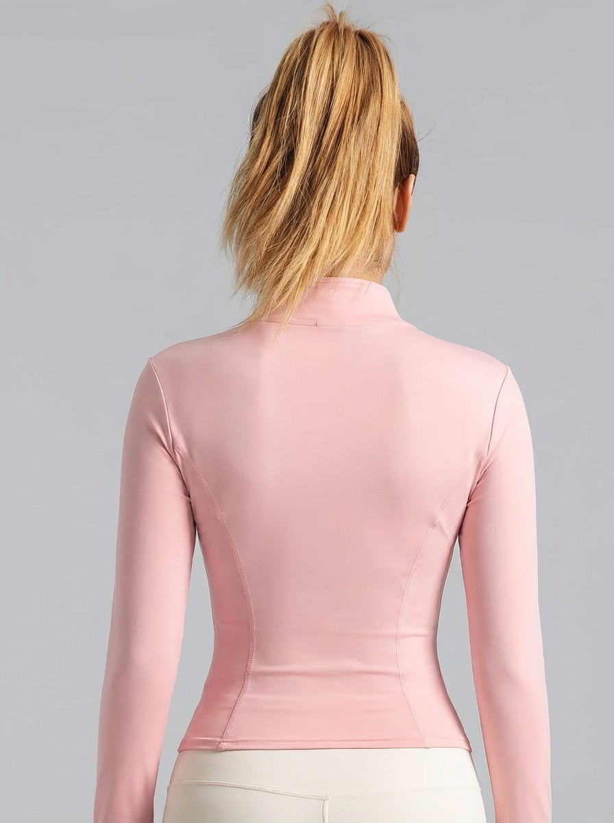 New Women Light Pink Yoga Coat - Yoga Fitness Usa review and price