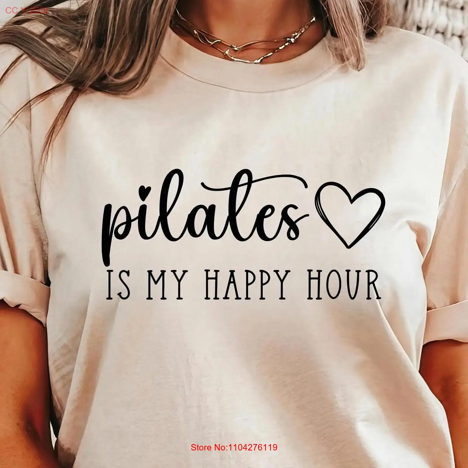 Pilates is my Happy Hour T Shi - Yoga Fitness Instructor review and price