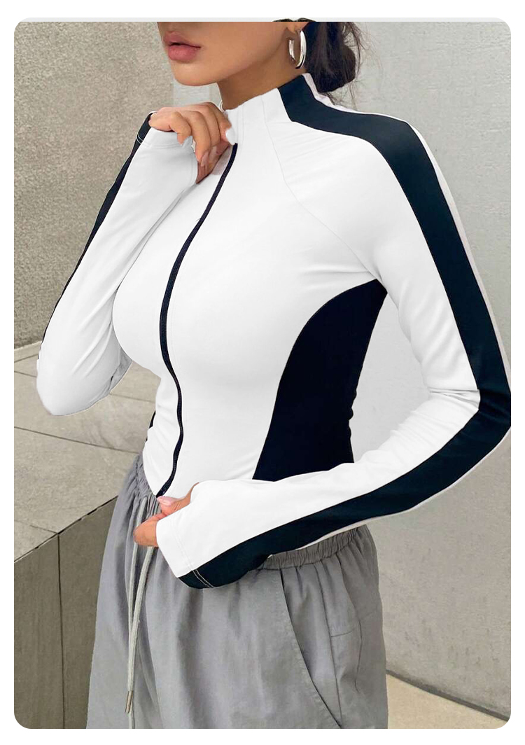 Yoga Clothes Stand Up Collar J - Yoga Fitness Usa review and price