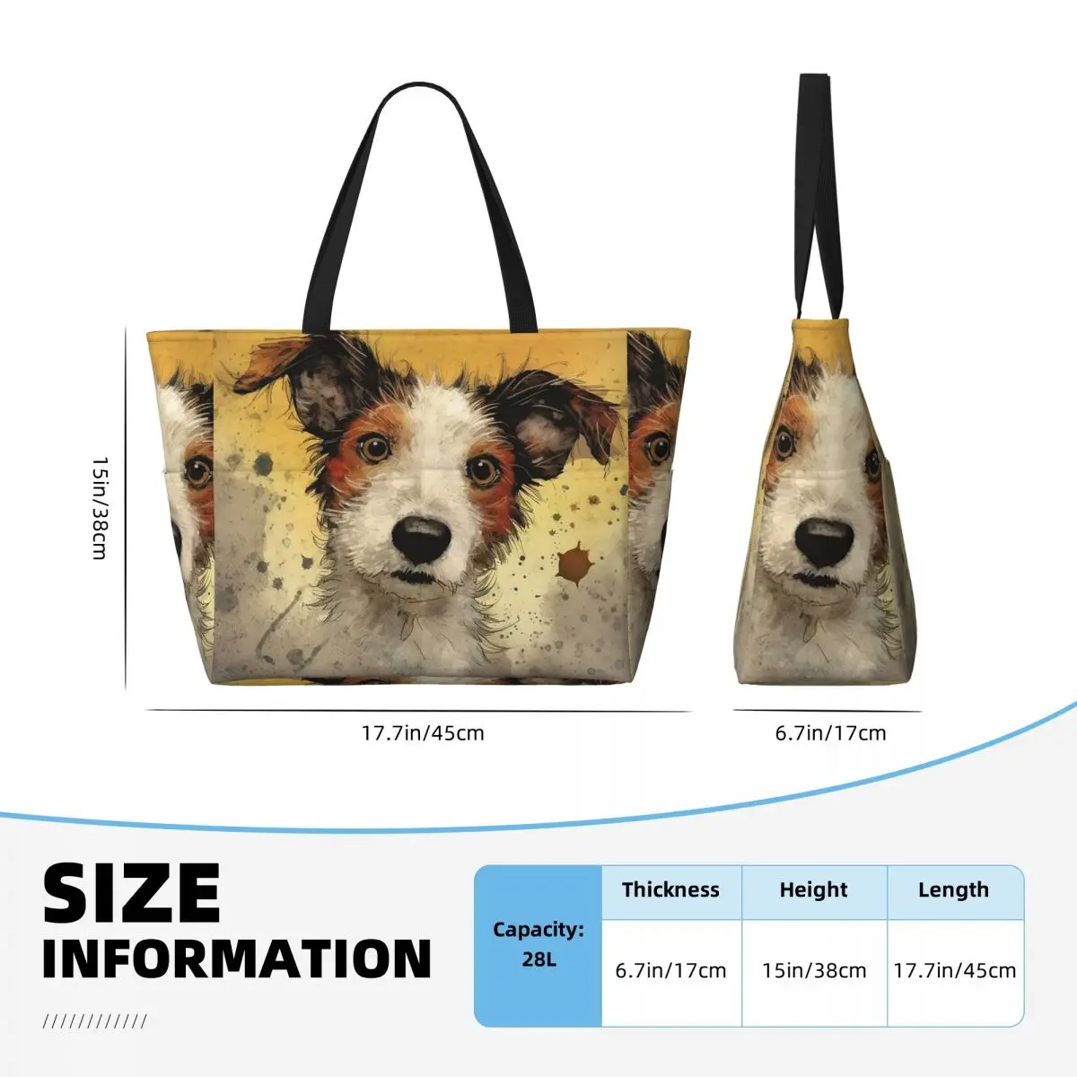 Dog Jack Russell Terrier Beach - Yoga Fitness Tote review and price