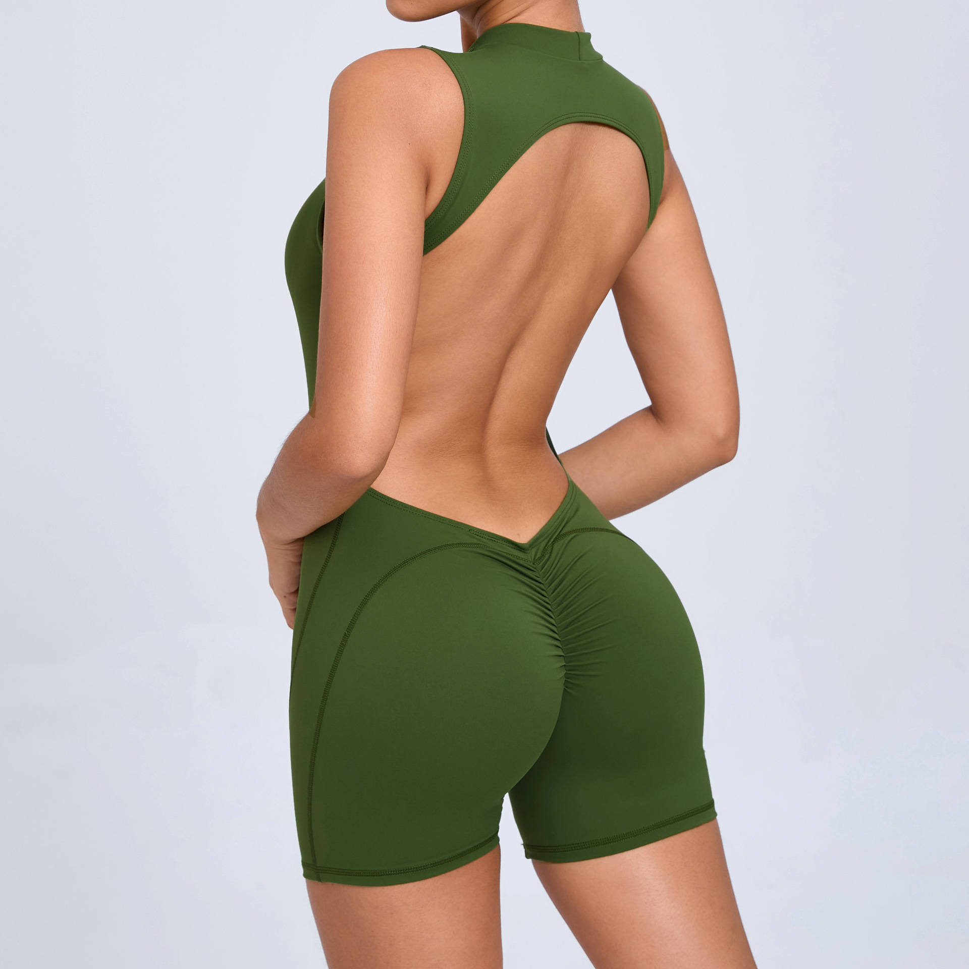 Hollow Backless Gym Bodycon Sh - Yoga Overall Fitness review and price