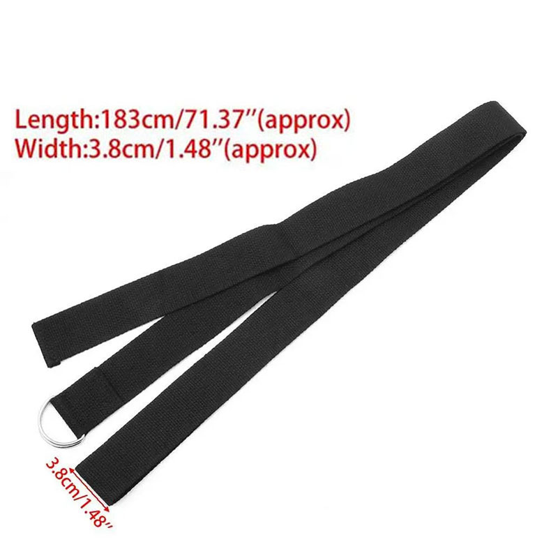 183*3.8cm Yoga Strap Cotton Ex - Yoga Fitness Ring review and price