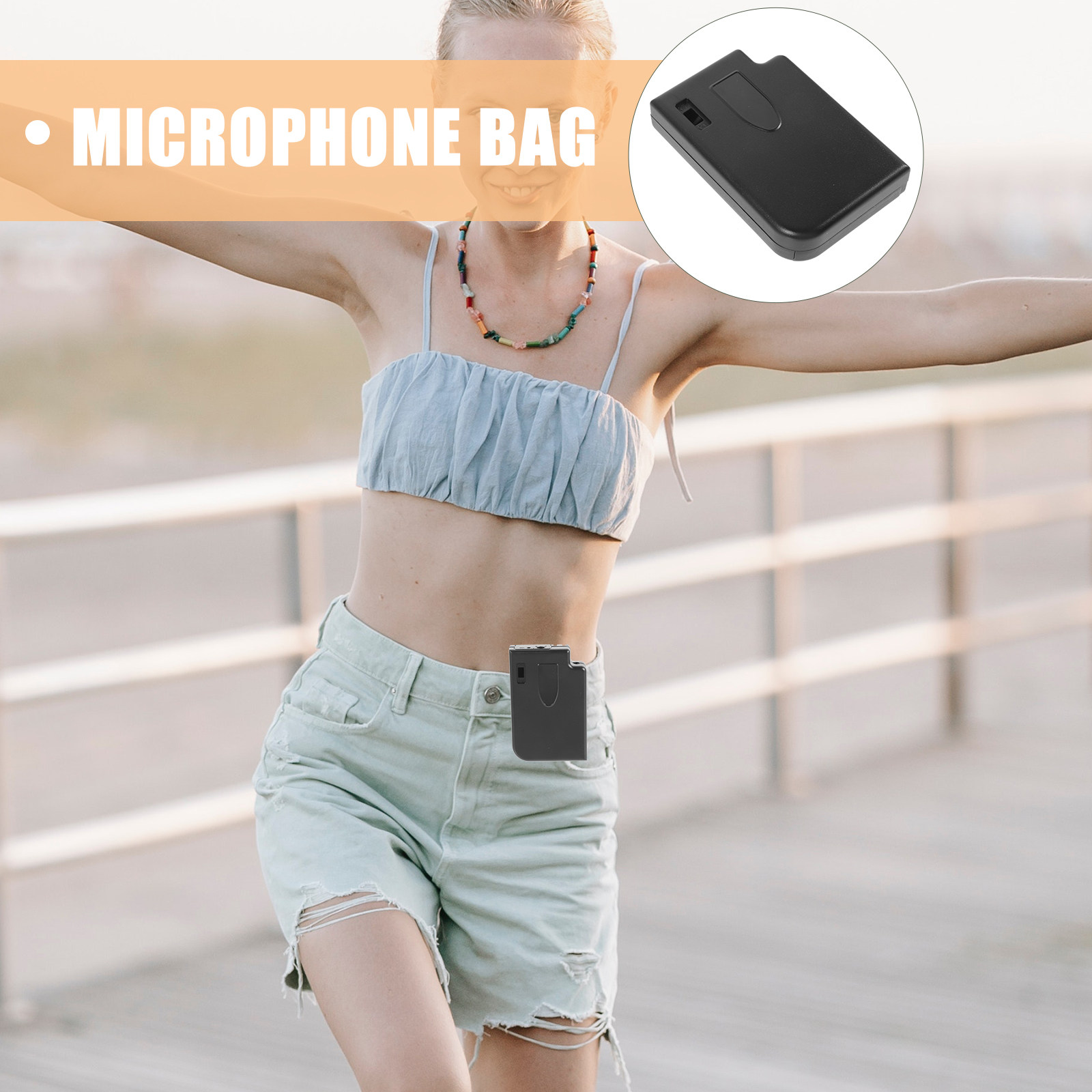 Professional Mic Belt Pouch fo - Yoga Fitness Instructor review and price