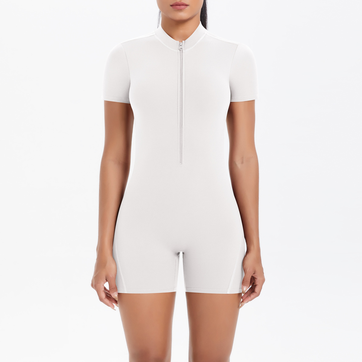 Zipper Short Sleeves Workout J - Yoga Overall Fitness review and price