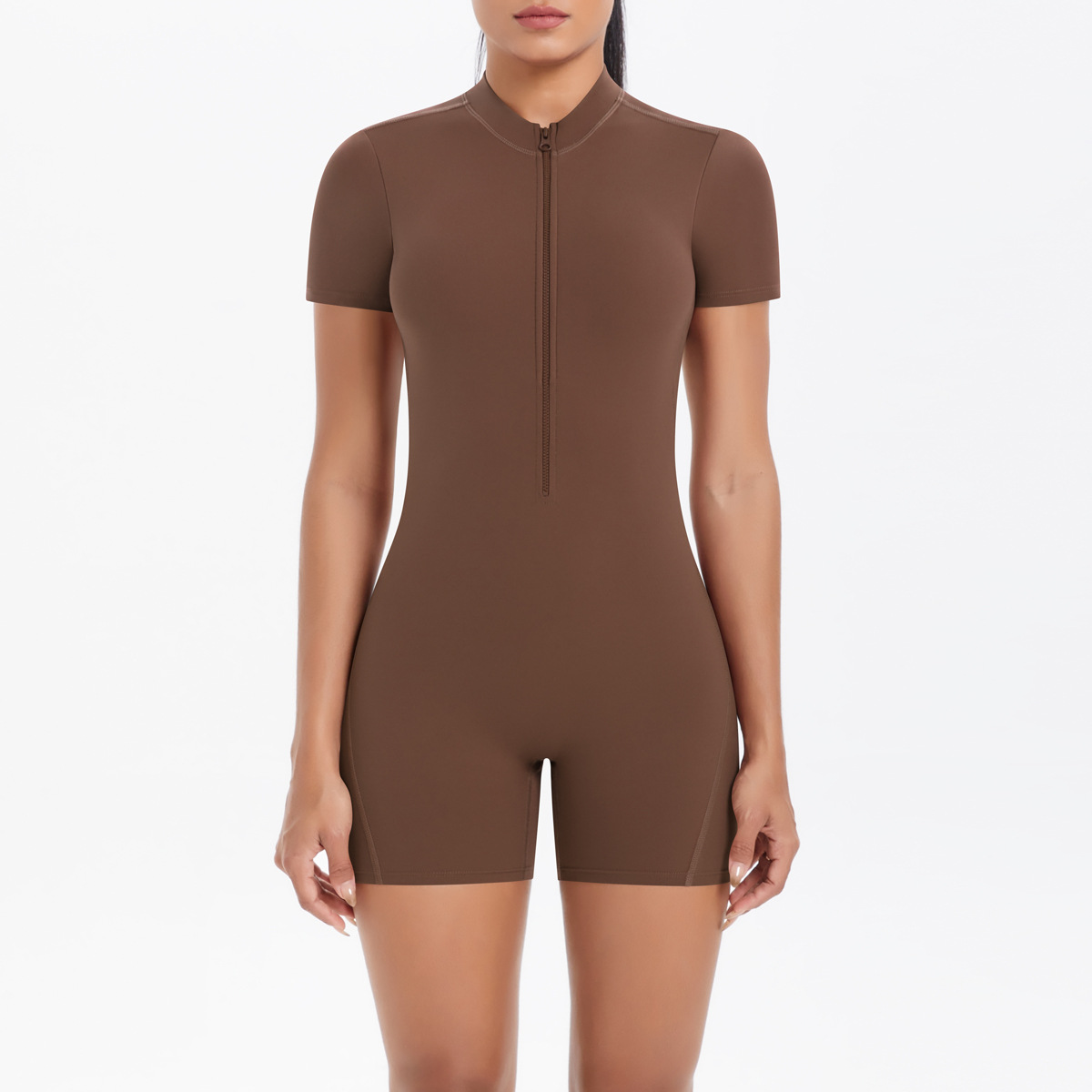 Zipper Short Sleeves Workout J - Yoga Overall Fitness review and price