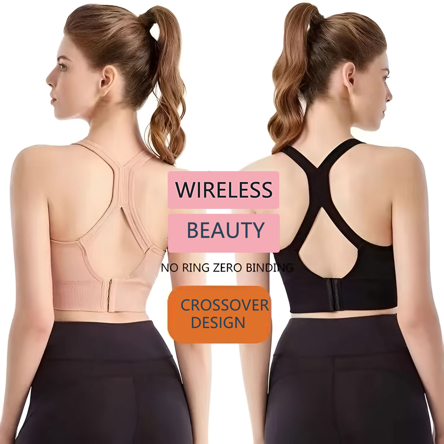 Women's Cross Back Sports Bra  - Yoga Fitness Ring review and price