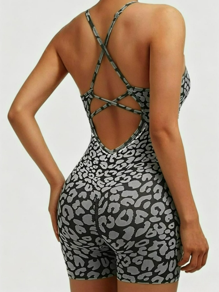 Fashion Casual Leopard Printed - Yoga Overall Fitness review and price