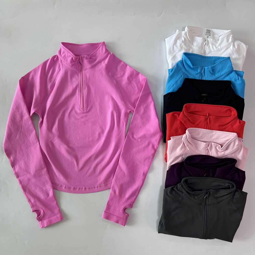 No Logo Yoga Jacket With Half  - Yoga Fitness Usa review and price