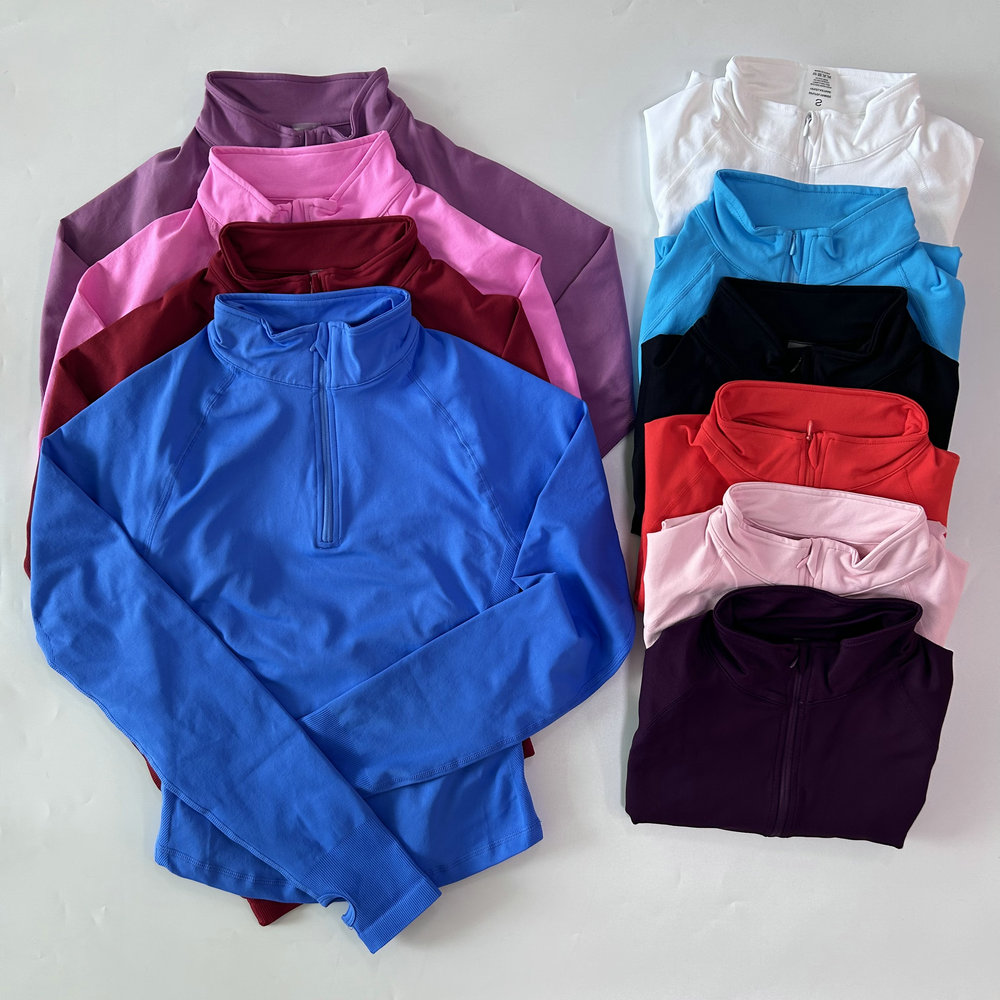 No Logo Yoga Jacket With Half  - Yoga Fitness Usa review and price