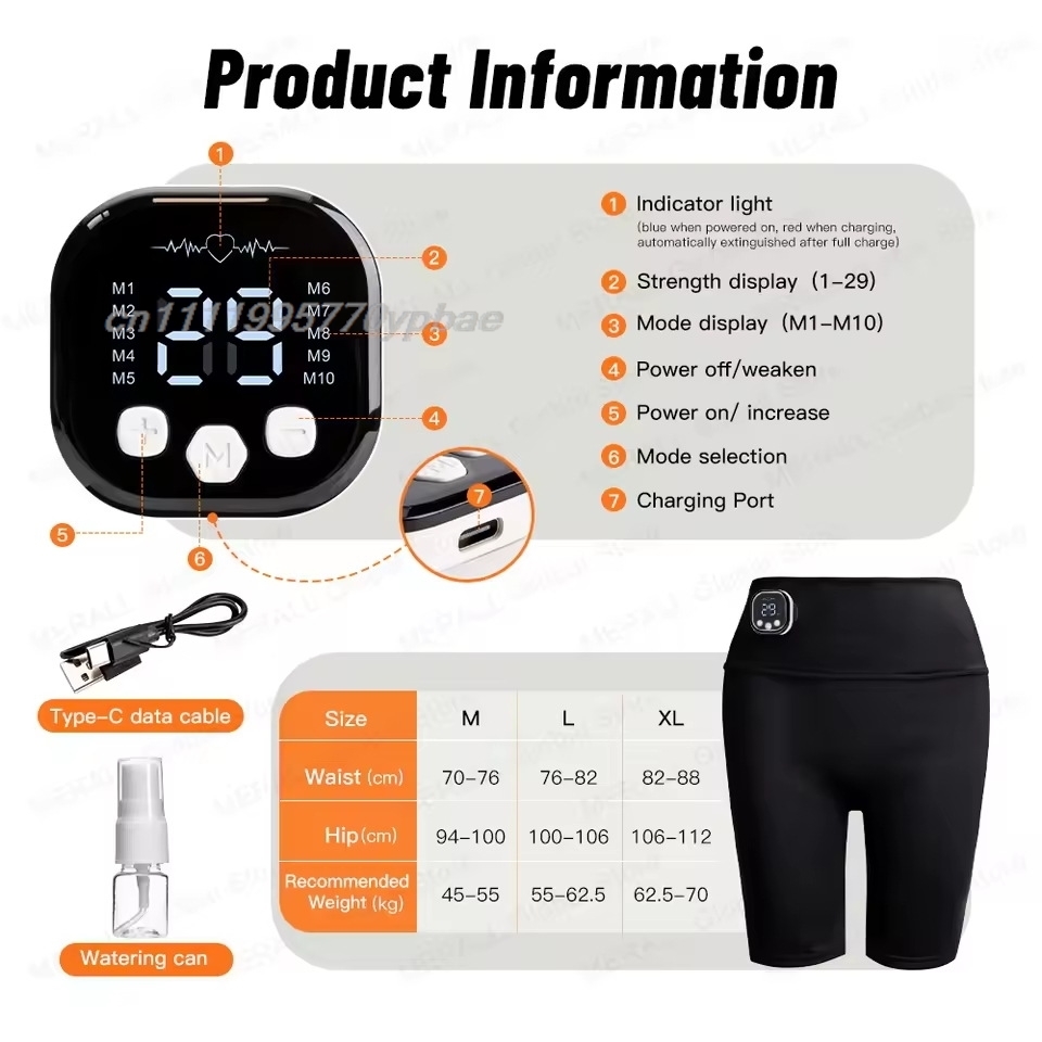 EMS Toning Shorts Electric Mus - Yoga Fitness Power Yoga review and price